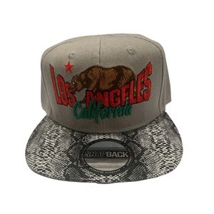 Los Angeles California Snapback Cap Hat California Republic Bear New